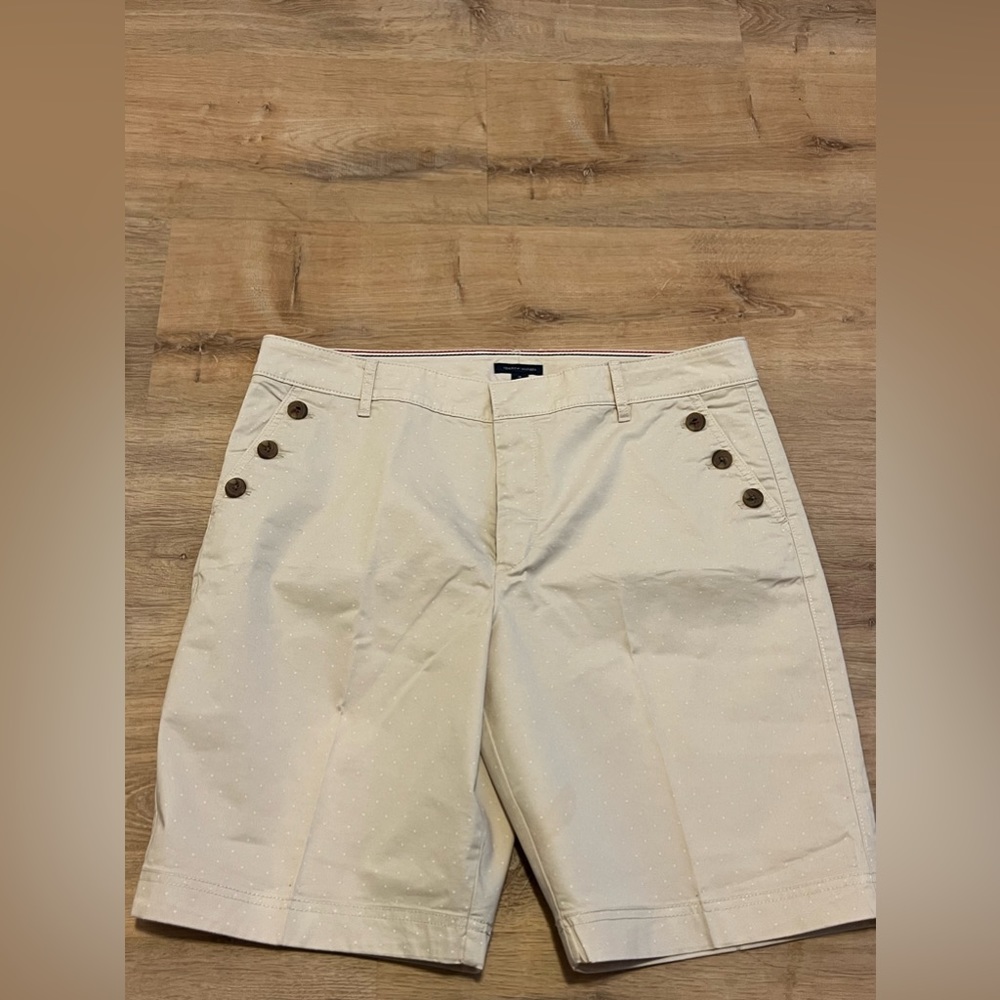 Tommy Hilfiger Polka Dot Chino Bermuda Shorts